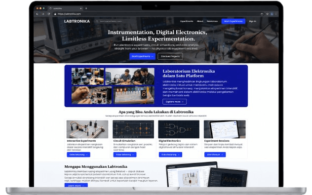 Ilustrasi platform Labtronika